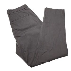 Theory Logan Compact Stretch Cotton‎ Dress Pants Men's Size 33 Gray